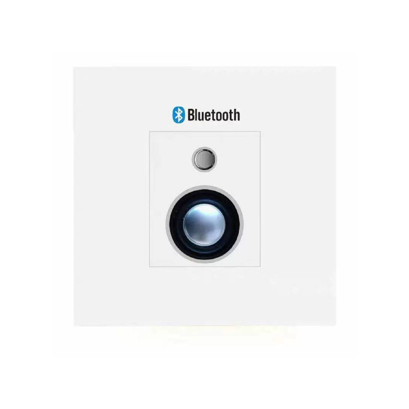 مكبر صوت بلوتوث مدمج في لوحة حائط Bluetooth speaker built into a wall plate