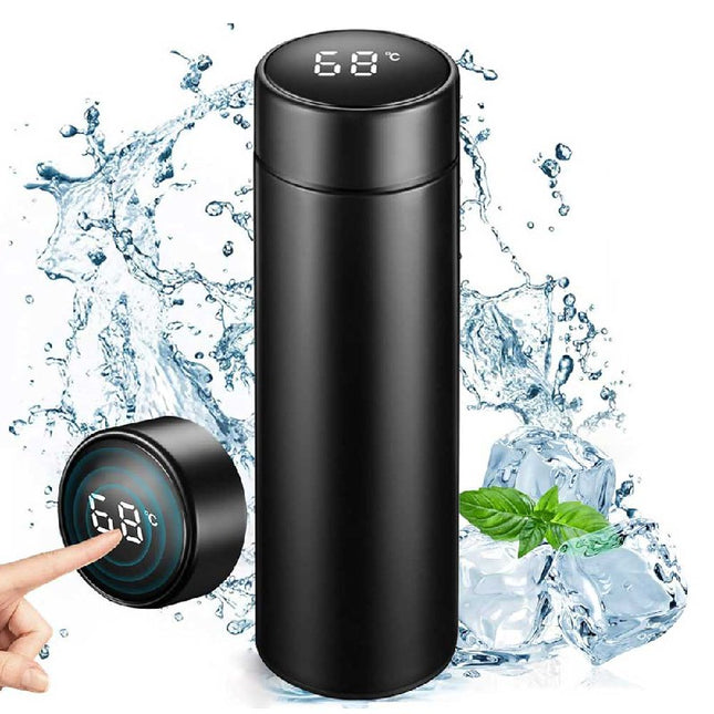 ترمس رقمي ستانلس ستيل يحافظ على السخونة والبرودة Digital Stainless Steel Thermos Keeps Drinks Hot And Cold