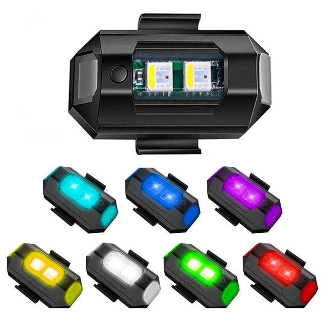 لطاش للدراجات النارية قابلة للشحن  motorcycle strobe lights