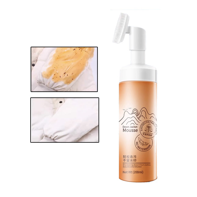 منظفوم تنظيف البقع العنيدة من الملابس Foam For Cleaning Stubborn Stains From Clothes