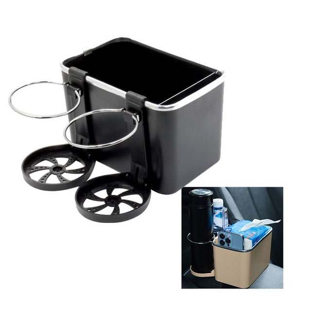 ستاند مشروبات وفاين للسيارة Car holder+ tissue box