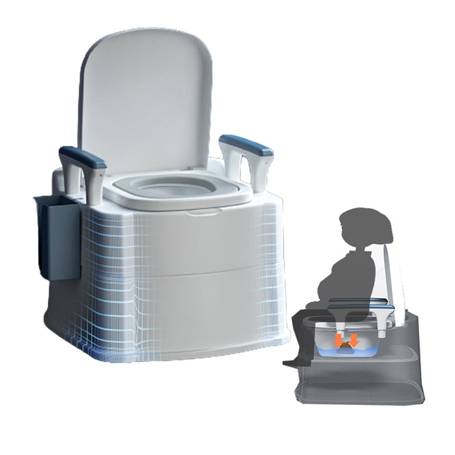 مرحاض لكبار السن ونساء الحوامل متعدد الإستخدام Multi-use toilet  for the elderly and pregnant women