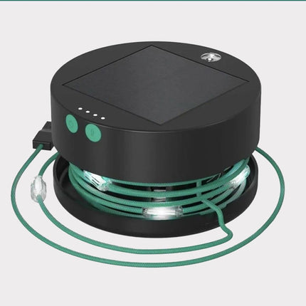 حبل إضاءة للرحلات يعمل بالطاقة الشمسية أو بالشحن Solar String Light and Charger