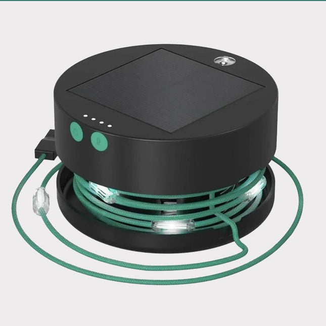 حبل إضاءة للرحلات يعمل بالطاقة الشمسية أو بالشحن Solar String Light and Charger