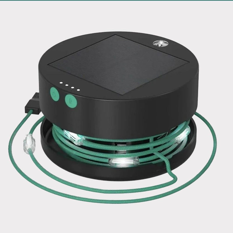 حبل إضاءة للرحلات يعمل بالطاقة الشمسية أو بالشحن Solar String Light and Charger