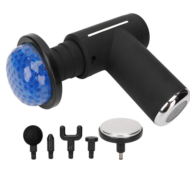 فرد مساج تدليك ديجيتال بحرارة باردة وساخنة بـ6رؤوس Massage gun hot & cold compress