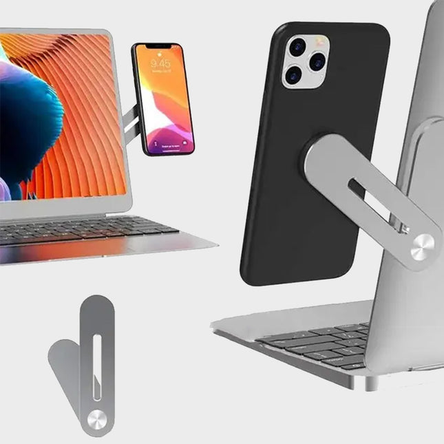 حامل الموبايل المغناطيسي يثبت على اللابتوب laptop phone holder