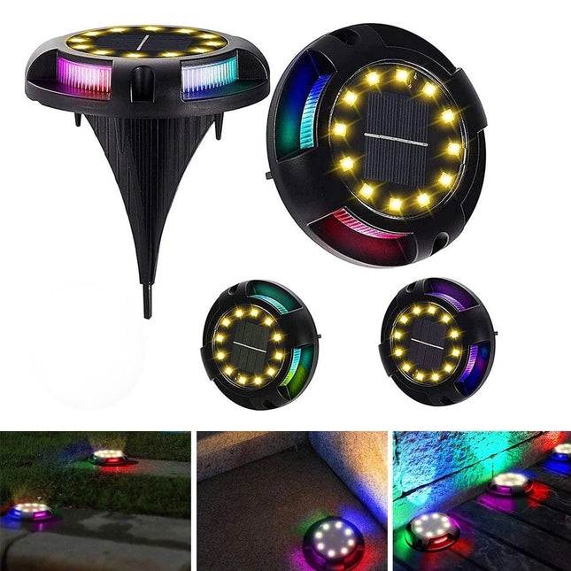 زينة حدائق إضاءة شمسية أرضية  SOLAR OUTDOOR BURID LIGHTS
