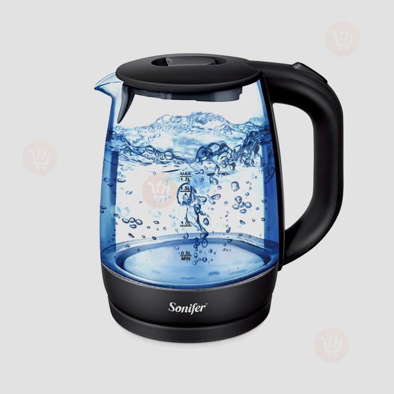 كتل تسخين زجاجي  1.7 لتر  من شركة SONIFER sf-2078