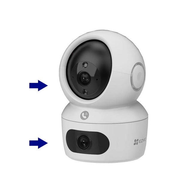 كاميرا مراقبه بانورامية بعدستين للمراقبه Dual-Lens Panoramic Surveillance Camera