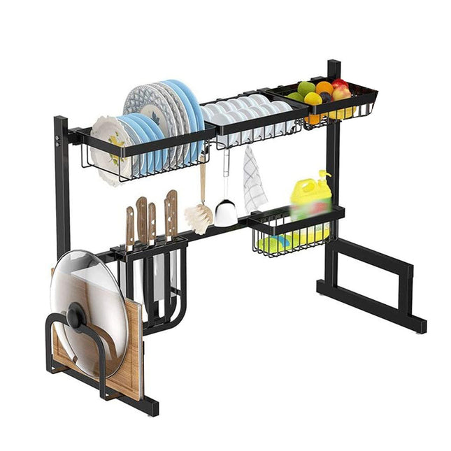 منظم جلي المطبخ مشبك المجلى Kitchen Shelf Organizer Dish Drying Rack