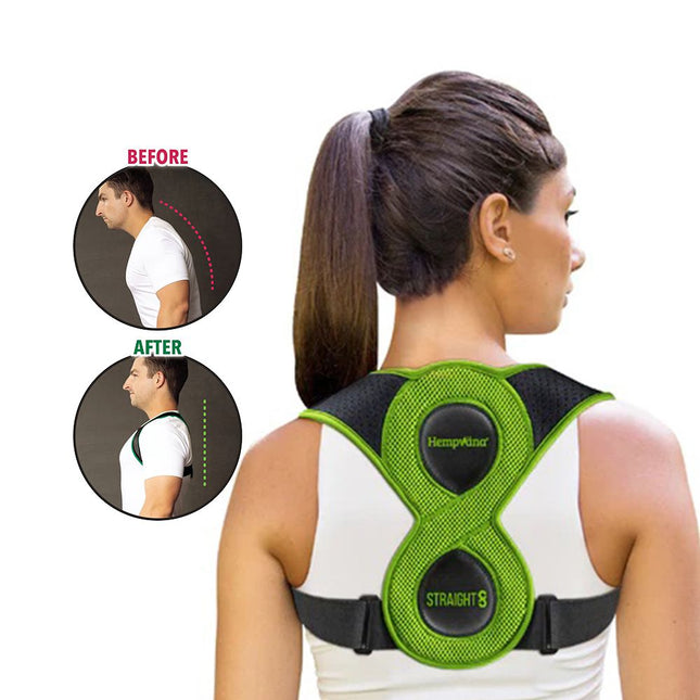 مشد للظهر يعالج التقوس back and neck strain hemp+
