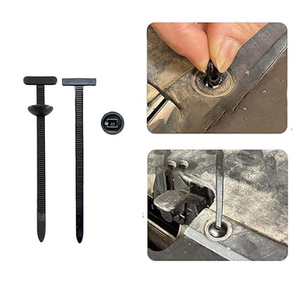 مشبك كوابل مزودة بمسمار و حزقة Nylon Universal Cable Tie Buckle