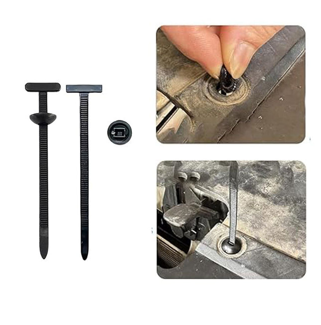 مشبك كوابل مزودة بمسمار و حزقة Nylon Universal Cable Tie Buckle
