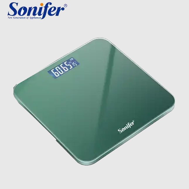 ميزان لقياس وزن الجسم تعمل بالبطاريات sonifer Digital Body Scale sf-1911