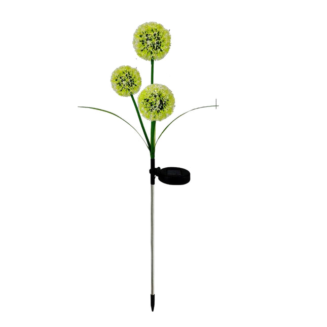 إضاءة حديقة على شكل هندباء تعمل بالطاقة الشمسية Solar Powered Dandelion Garden Light