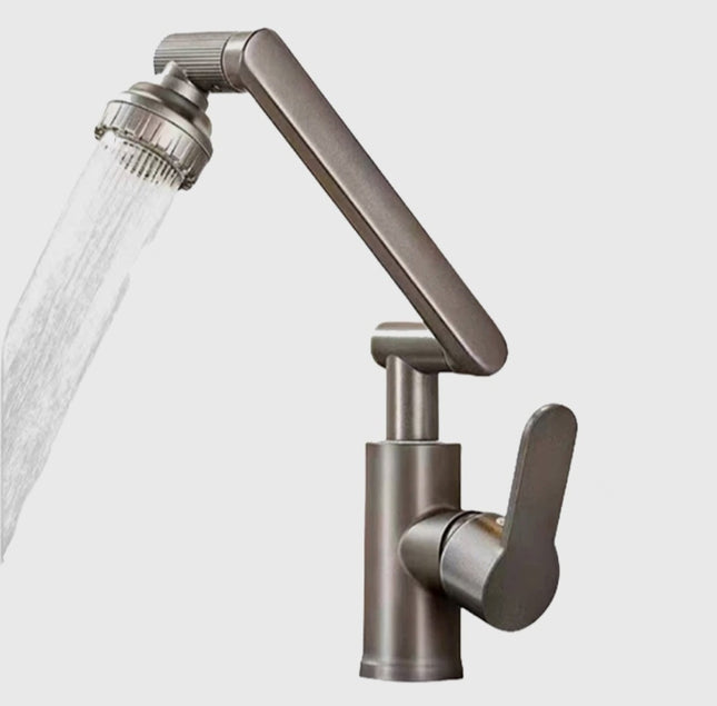 حنفية بصنبور قابل للتعديل والدوران Fashionable and Practical Kitchen Sink Faucet