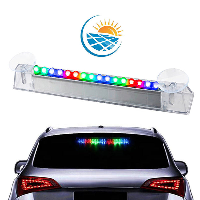 ليد تحذيري وامض يعمل بالطاقة الشمسية Solar-powered flashing LED warning light
