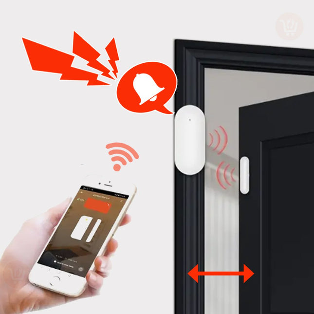 مستشعر حركة الدروج والنوافذ والابواب مع تنبيه