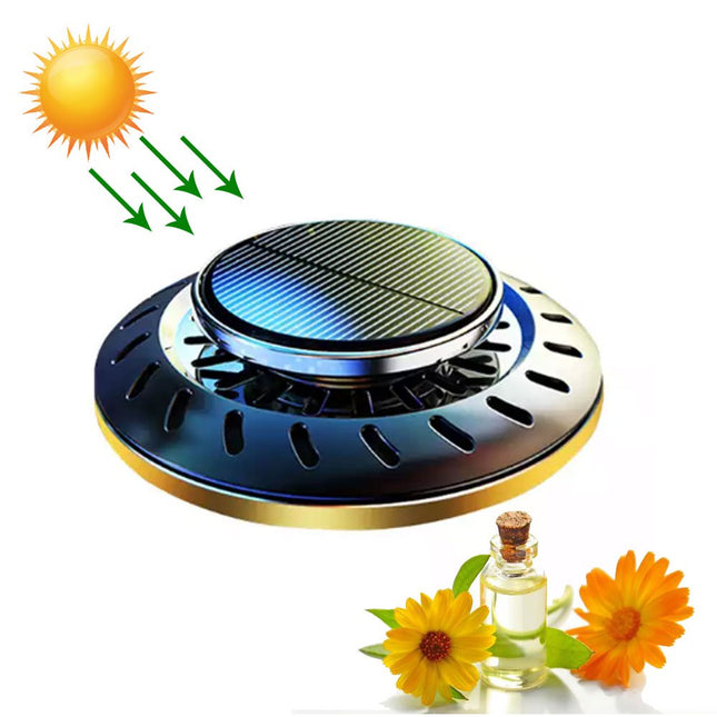معطر سياره مع موزع علي الطاقه الشمسيه Essential Oil Solar Car Air Freshener Spray