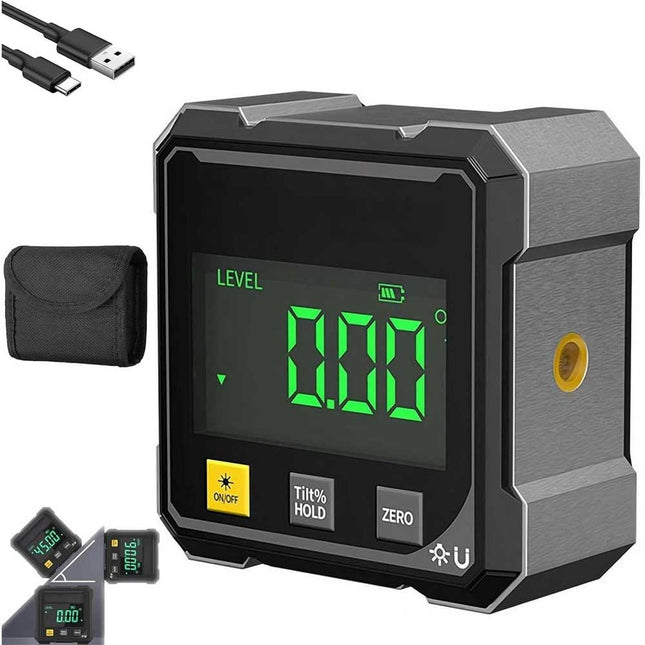 مقياس زاوية رقمي قابل للشحن Electronic Digital Dipmeter