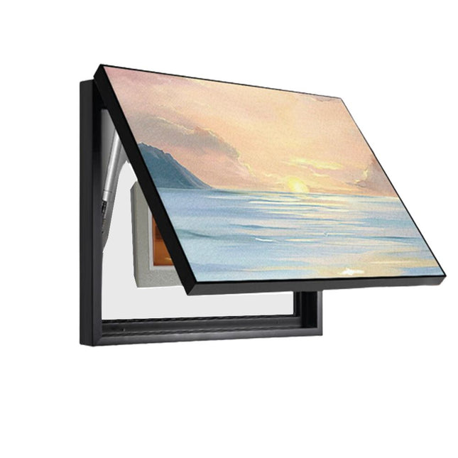 برواز بتصميم عصري  لتغطية صندوق الكهرباء Home Decor Cover Decorative Painting Electric Switch Box