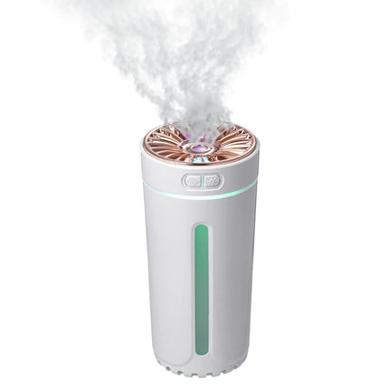 مرطب هواء للسيارة  و المنزل بإضاءة ليد ملونة تعمل بالشحن USB AROMA HUMIDIFIER