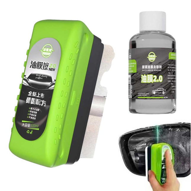 2942منظف زجاج السيارة لإزالة طبقة الزيت ومنع الضباب Car Glass Cleaner