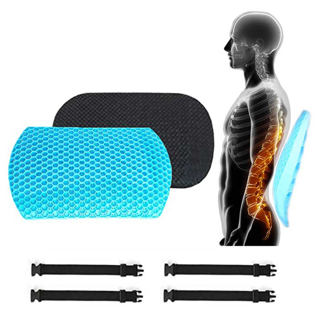 وسادة مقعد مريحة لآلام الظهر مصنوعة من السيليكون Silicone Seat Cushion Back Pain Relief