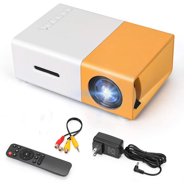 جهاز بروجيكتور محمول يعمل على الكهرباء LED Portable Mini Projector Full HD 1080P