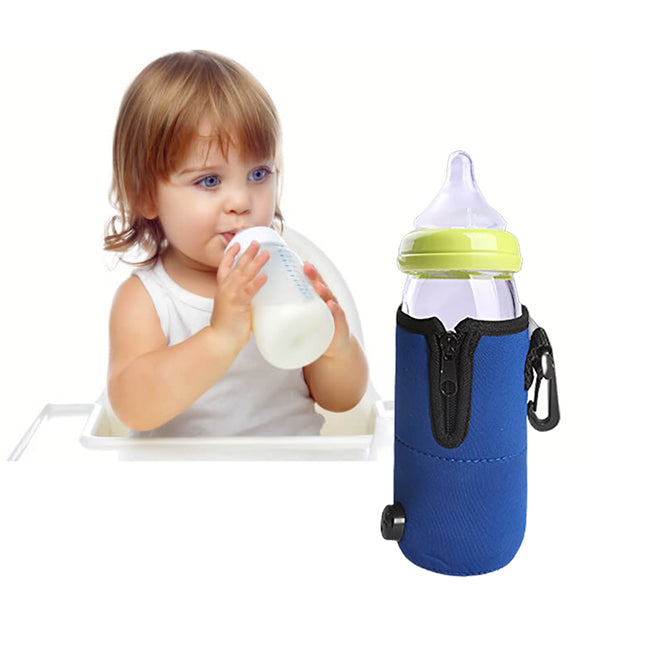 سخان علبة حليب الأطفال يعمل على شاحن السيارة Portable Baby Bottle Heater Device In Car