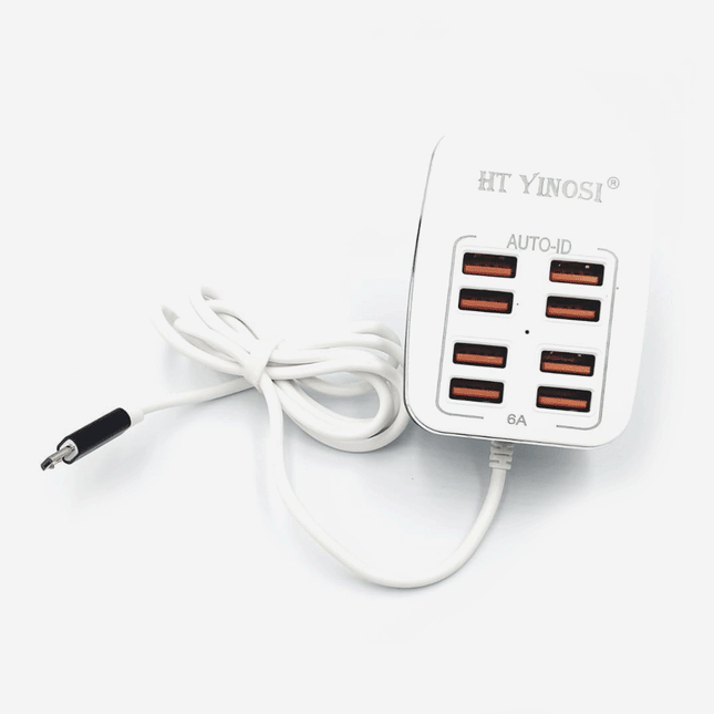 شاحن عالي الجودة مزود بـ 8 منافذ USB USB PORT HIGH 8 QUALITY CHARGER