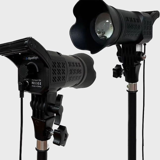 إضاءة ملونة للتصوير مع ريموت FSD-168  RGB Spotlight