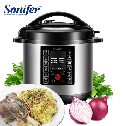 طنجرة ضغط كهربائية ذكية 6 لتر sonifer eLECTRIC PRESSURE COOKER sf-4031