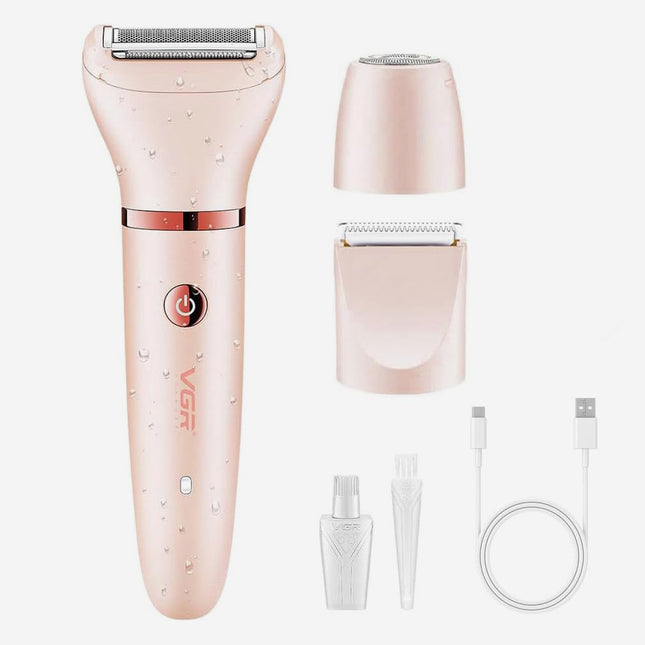 3x1 ماكينة حلاقة الشعر للسيدات بثلاثة رؤوس VGR LADY SHAVER SET V-735