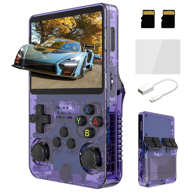 جهاز ألعاب محمول بشاشة 3.5 إنش Portable Game Console With 3.5-Inch Screen R36S