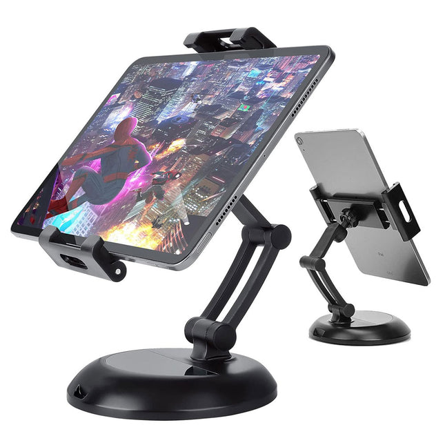 حامل الموبايل و التابلت المعدني (حر الحركة ) Adjustable Desktop Phone Holder