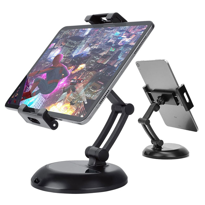 حامل الموبايل و التابلت المعدني (حر الحركة ) Adjustable Desktop Phone Holder