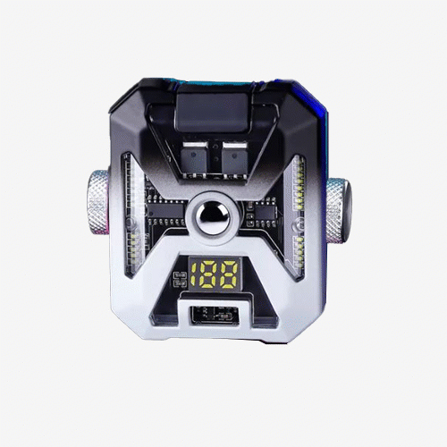 ولاعة ليزر قابلة للدوران مع إضاءة ملونة وليد للطوارئ