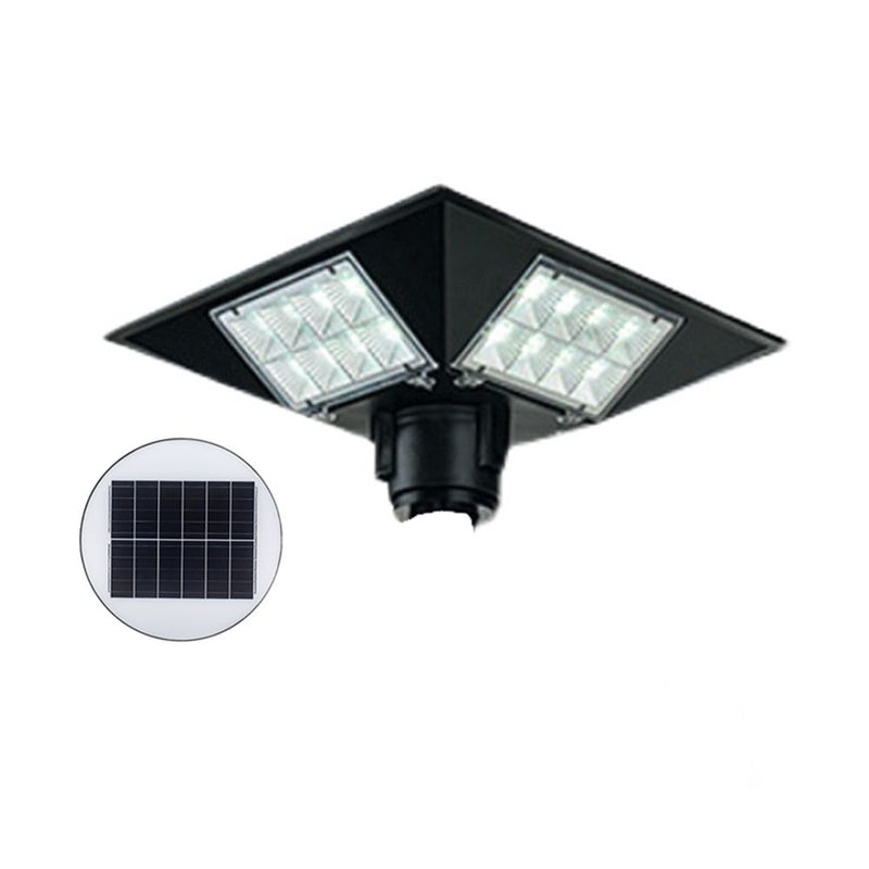 كشاف ليد للحدائق رباعي يعمل بالطاقة الشمسية مع ريموت Solar garden light with remote control