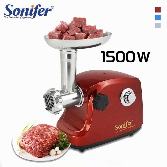 مفرمة لحمة الكهربائية المنزلية  Sonifer Meat Grinder 1500w