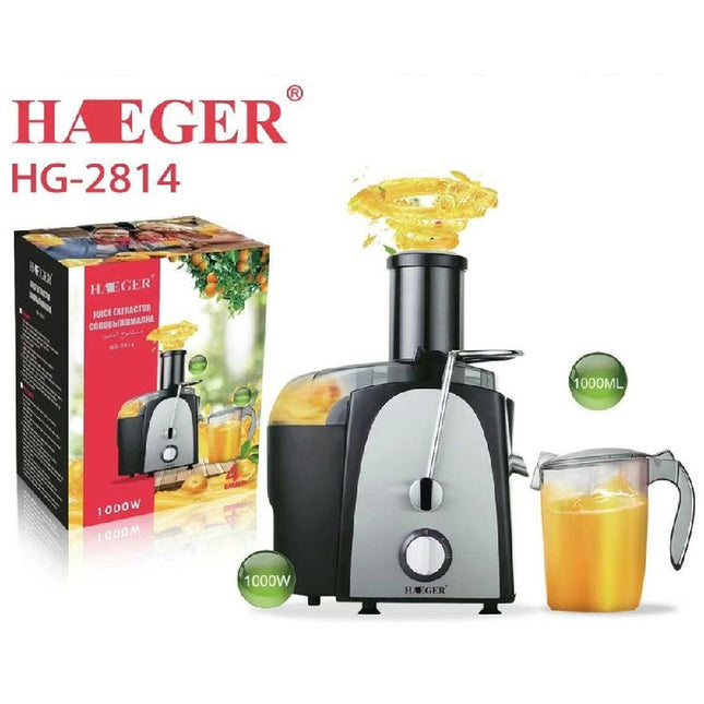 عصارة فواكة وخصروات HAEGER HG-2814 Juice Extractor 1000W