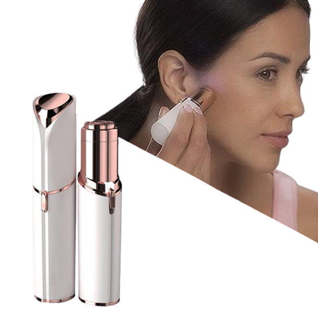 قلم إزالة شعر الوجه الفوري يعمل على الشحن FLAWLESS FACIAL HAIR REMOVER