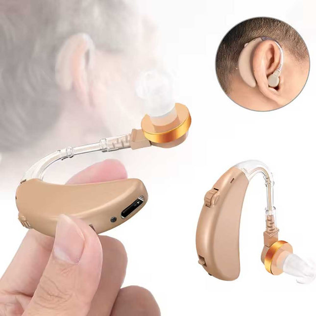 جهاز سمعي مكبر للصوت قابل للشحن لضعف السمع XB-202 Hearing Amplifier