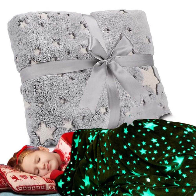 حرام مضيئ في الظلام للأطفال Magic Glow In The Dark Blanket