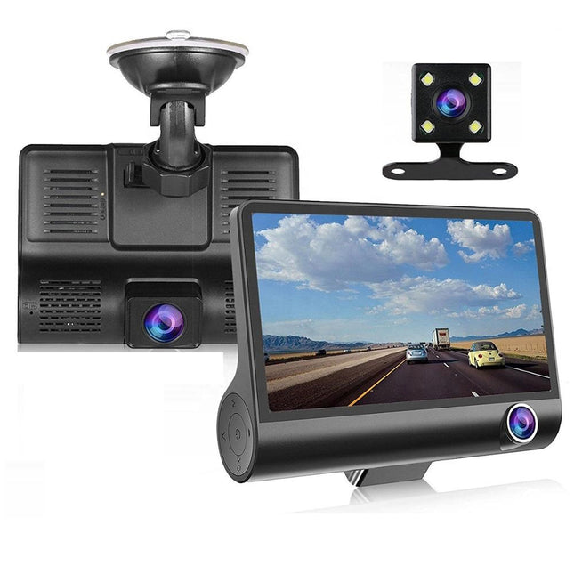 كاميرا سيارة أمامية وخلفية وداخليه 3×1 VIDEO CAR DVR FULL HD 1080P