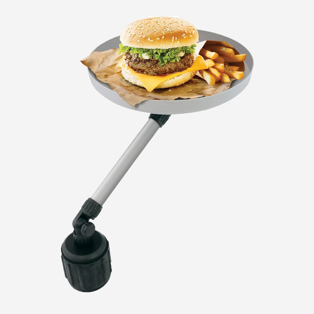 ستاند طعام دائري للسيارة قابل للتعديل Adjustable round car food tray