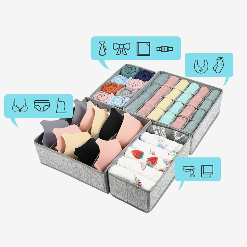 أربع قطع لتنظيم الملابس clothing organizer