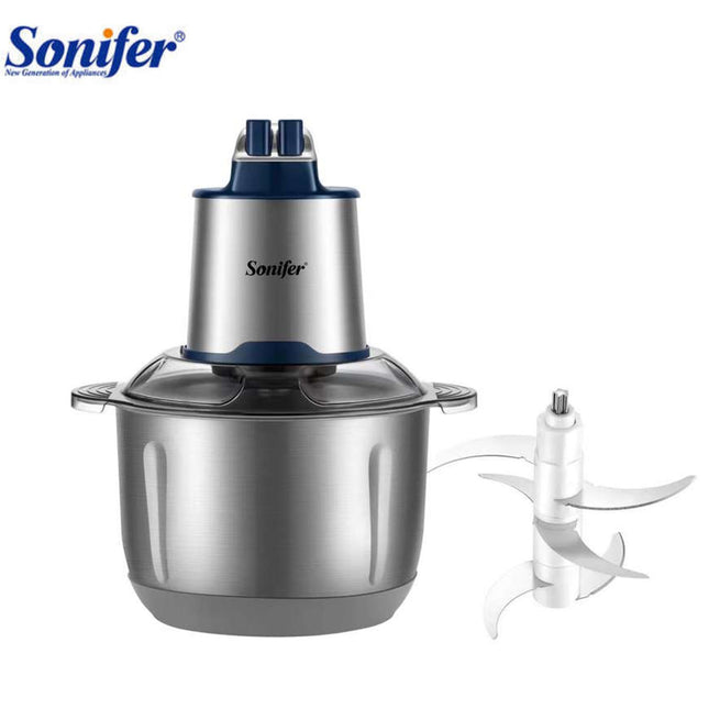 مفرمة اللحوم والخضروات ستانليس ستيل 4 لتر sonifer FOOD CHOPPER sf8122