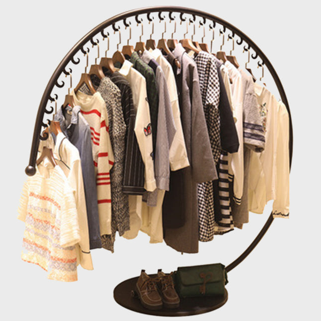 ستاند معدني دائري لتعليق الملابس stand C Shape Metal Modern  Style Multifunctional Clothes